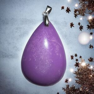 Phosphosiderite Crystal Pendant Silver 925‎ (#4)